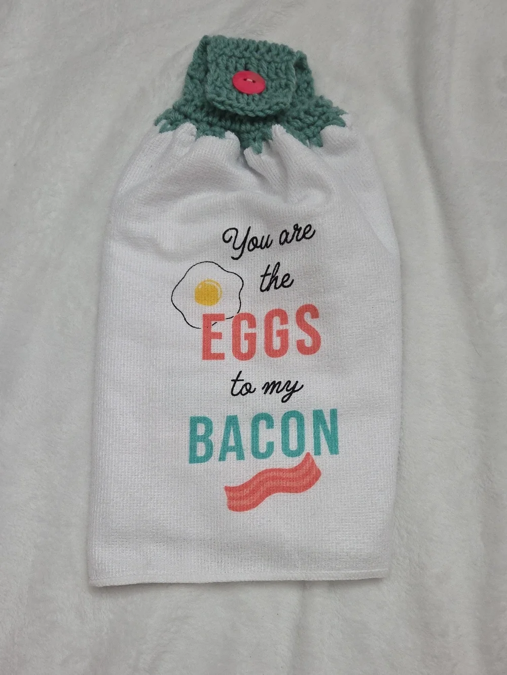 Handmade Crocheted Dishtowel